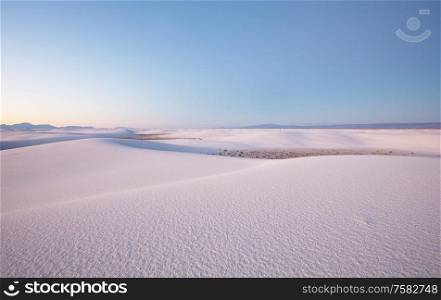 White Sands Dunes in New Mexico, USA
