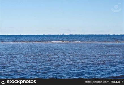 White Sea .Russia, Arkhangelsk region.City Severodvinsk
