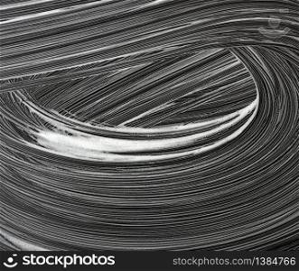white soap foam on a black background, top view, concept of cleanliness, antibacterial