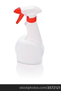 white spray bottle