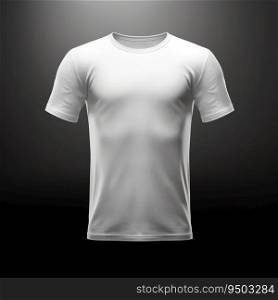 White T-shirts used as design template made with Generative AI