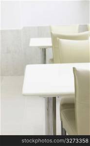 White table and chair