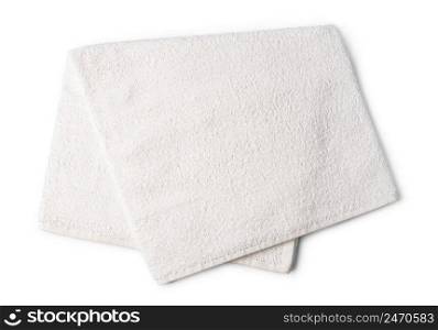 White towel texture for background. Towel