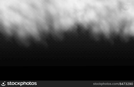 White vector cloudiness ,fog or smoke on dark checkered background.