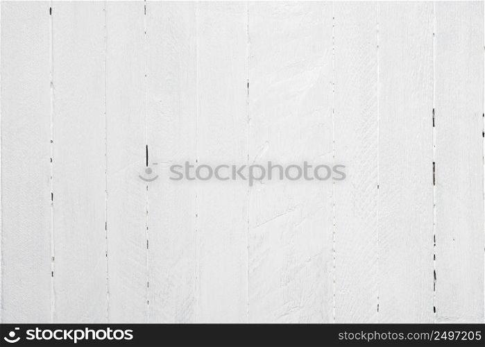 White wooden texture background flat lay top view