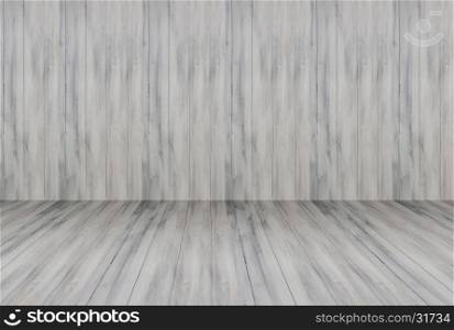 White wooden wall interior background, stock photo