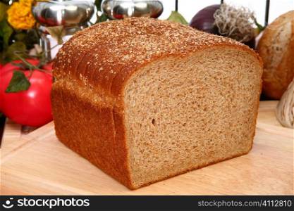 Whole Wheat Bread Sliced