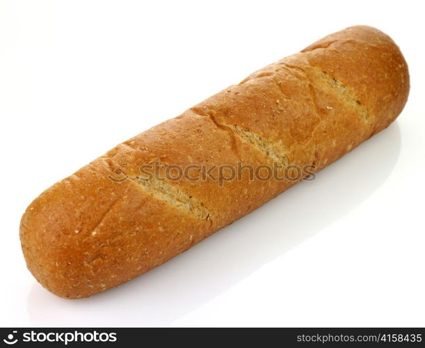 Whole wheat loaf of bread