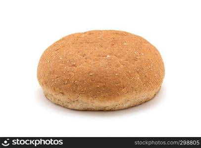 wholemeal breads isolated on white background