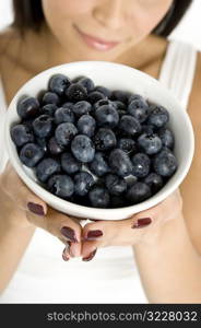 Wide Angle Blueberries