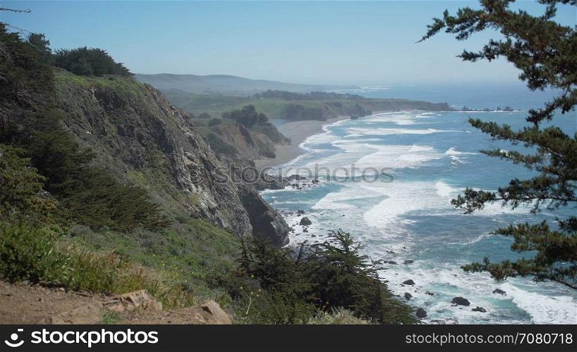 Wide view of a Big Sur afternoon