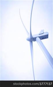 Wind energy. Electricity generating windmill.