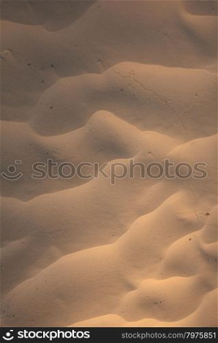Wind textures on sand in Sahara