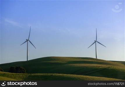 Wind Turbine. Giant Wind Turbine in Unites States of America