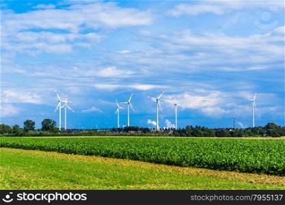 Wind turbines. windmills for electric power production