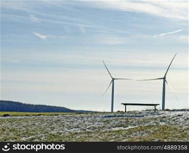 wind wheel. wind energy