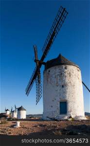 Windmills in Consuegra, Castilla la Mancha, Spain