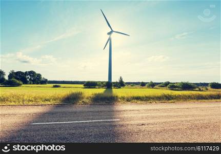 windmills in the field