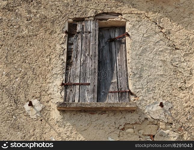 Window in an old house