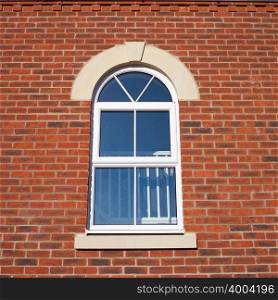 Window in brick wall