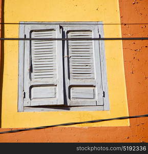 window in morocco africa and old construction wal brick historical