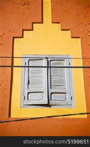 window in morocco africa and old construction wal brick historical