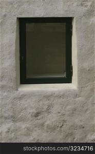 Window in plastered wall