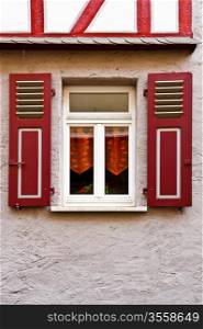 Window in the Traditional German Style