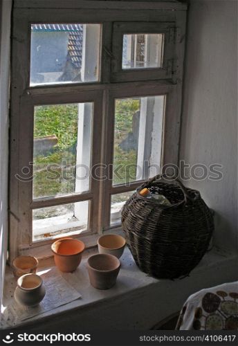 window in ukranian house