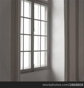 Window in white frame