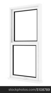 window isolated on white background. 3d illustration