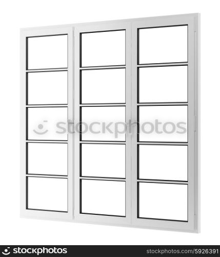 window isolated on white background