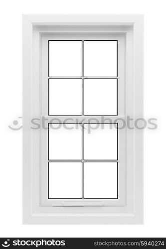 window isolated on white background