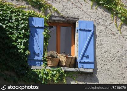 Window of a house in the Provence, France