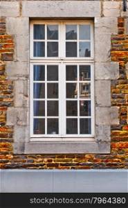 Window of Old Building in Belgium