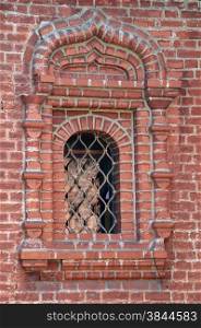 Window of the Krutitsy Patriarchal Metochion in Moscow, Russia