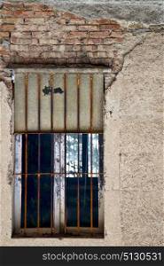window varese palaces italy azzate abstract wood venetian blind in the concrete brick
