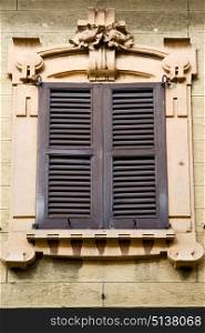 window varese palaces italy azzate abstract wood venetian blind in the concrete brick
