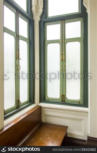 Windows at room corner