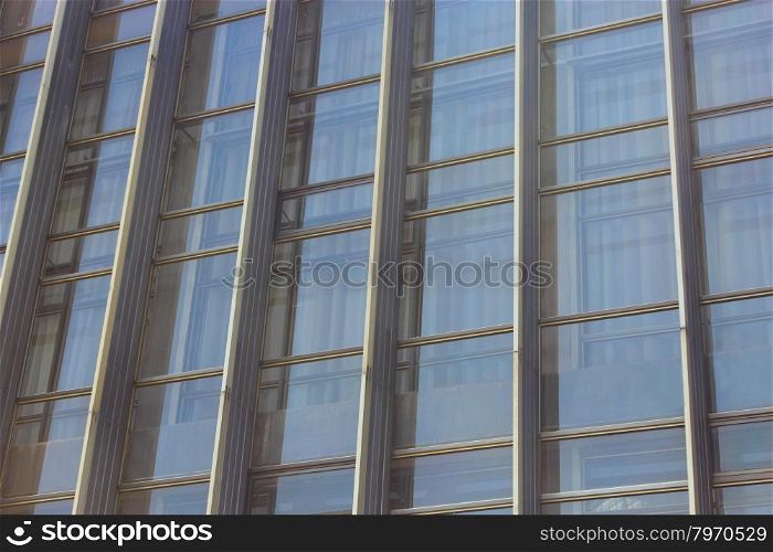 windows of great office building. view to the windows of great modern office building