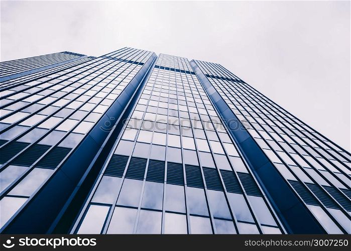 Windows of Skyscraper. Business building. Exterior of building
