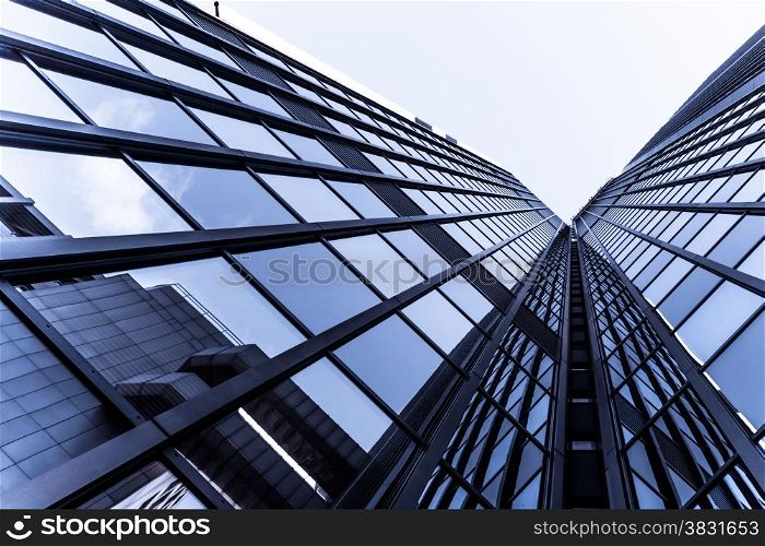 Windows of Skyscraper. office buildings