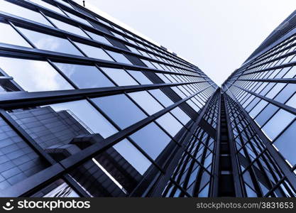 Windows of Skyscraper. office buildings