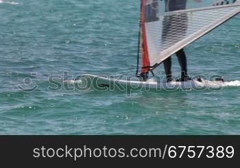 windsurfer race