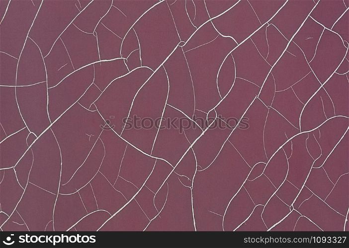 Wine colored wall with cracks, great for your design and texture background