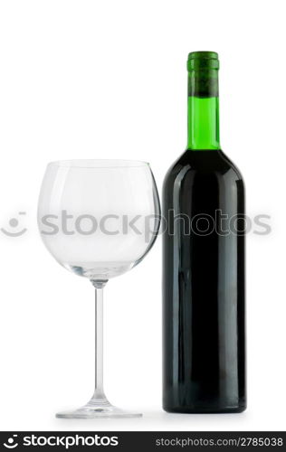 Wine concept with gradient background