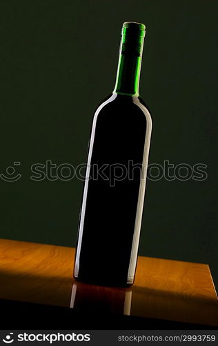 Wine concept with gradient background