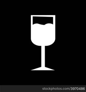 Wine Cup icon Illustration design