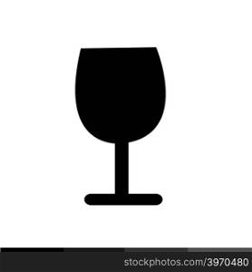 Wine Glasses Icon Illustration design