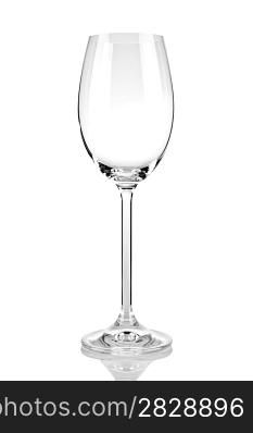 wineglass on a white background